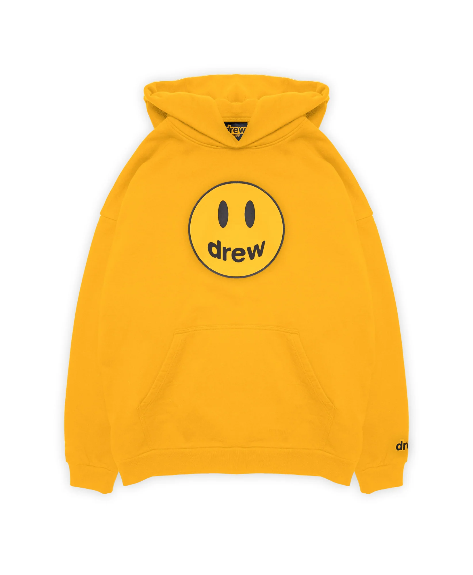 DecMascot-11.webp Drew House Mascot Hoodie Golden Yellow - Image 1