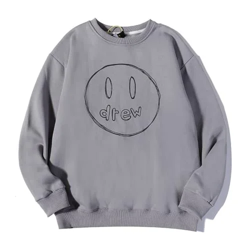 Drew-House-Sketch-Crewneck-Sweatshirt-Gray.jpg.webp Drew House Sketch Crewneck Sweatshirt Gray - Image 1