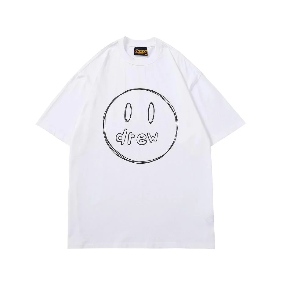 Drew-House-Sketch-Face-T-Shirt-White.jpeg.webp Drew House Sketch Face T-Shirt White - Image 1