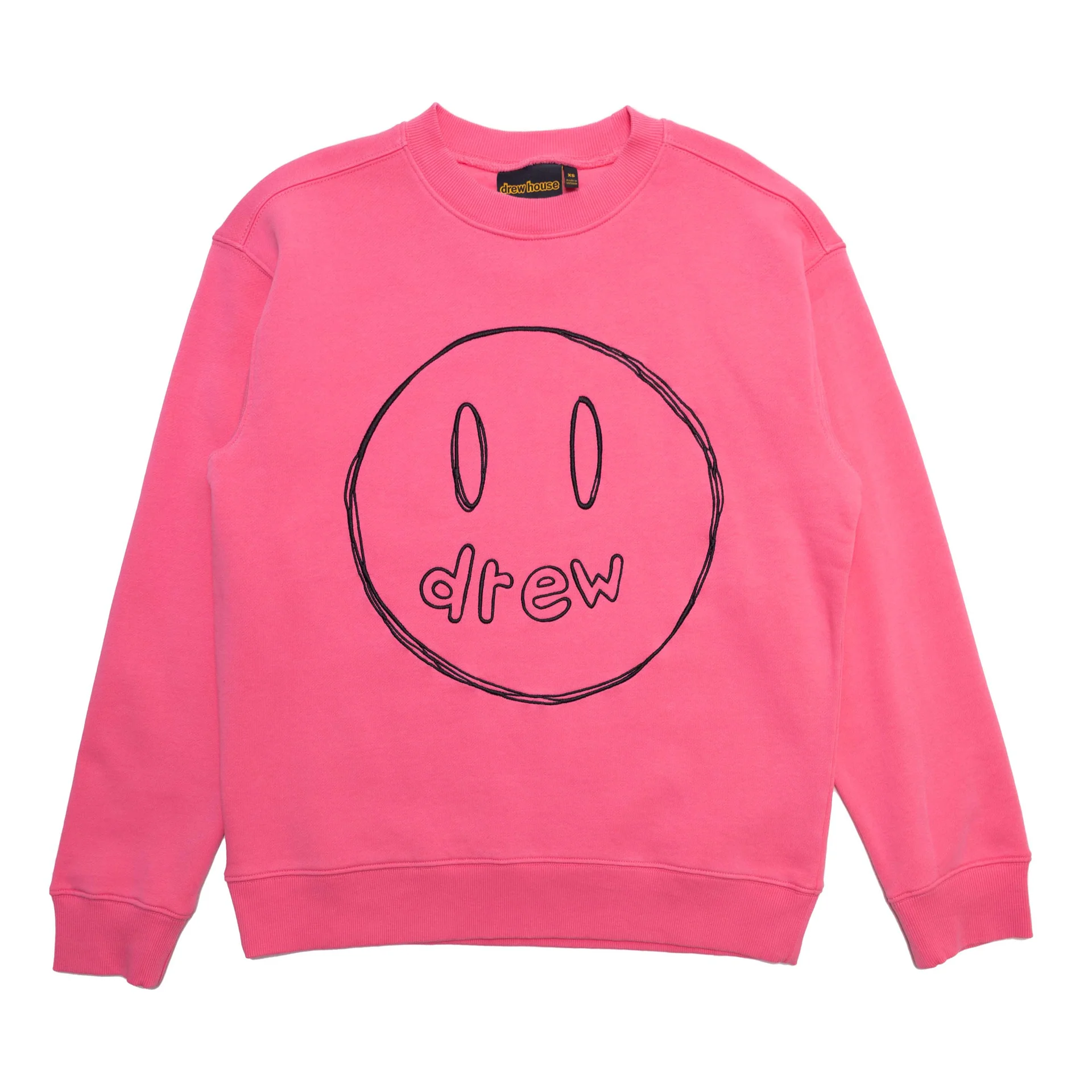 FEB18FLATS-15.webp Drew House Sketch Mascot Crewneck Hot Pink - Image 1