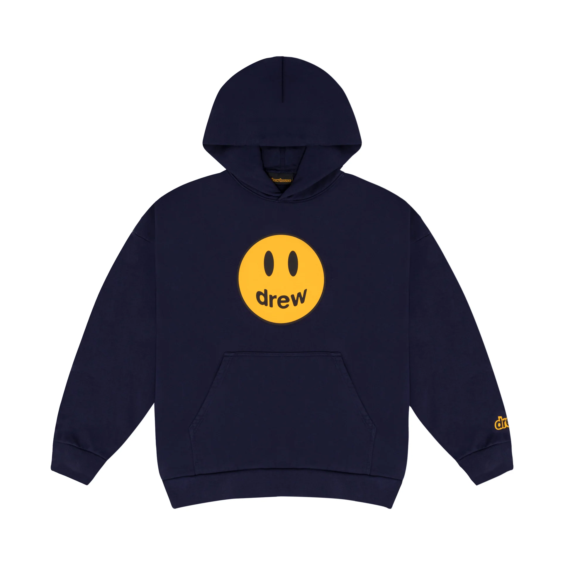 MASCOTHOODIE-FRONT-NAVY.webp Drew House Mascot Hoodie Dark Navy - Image 1