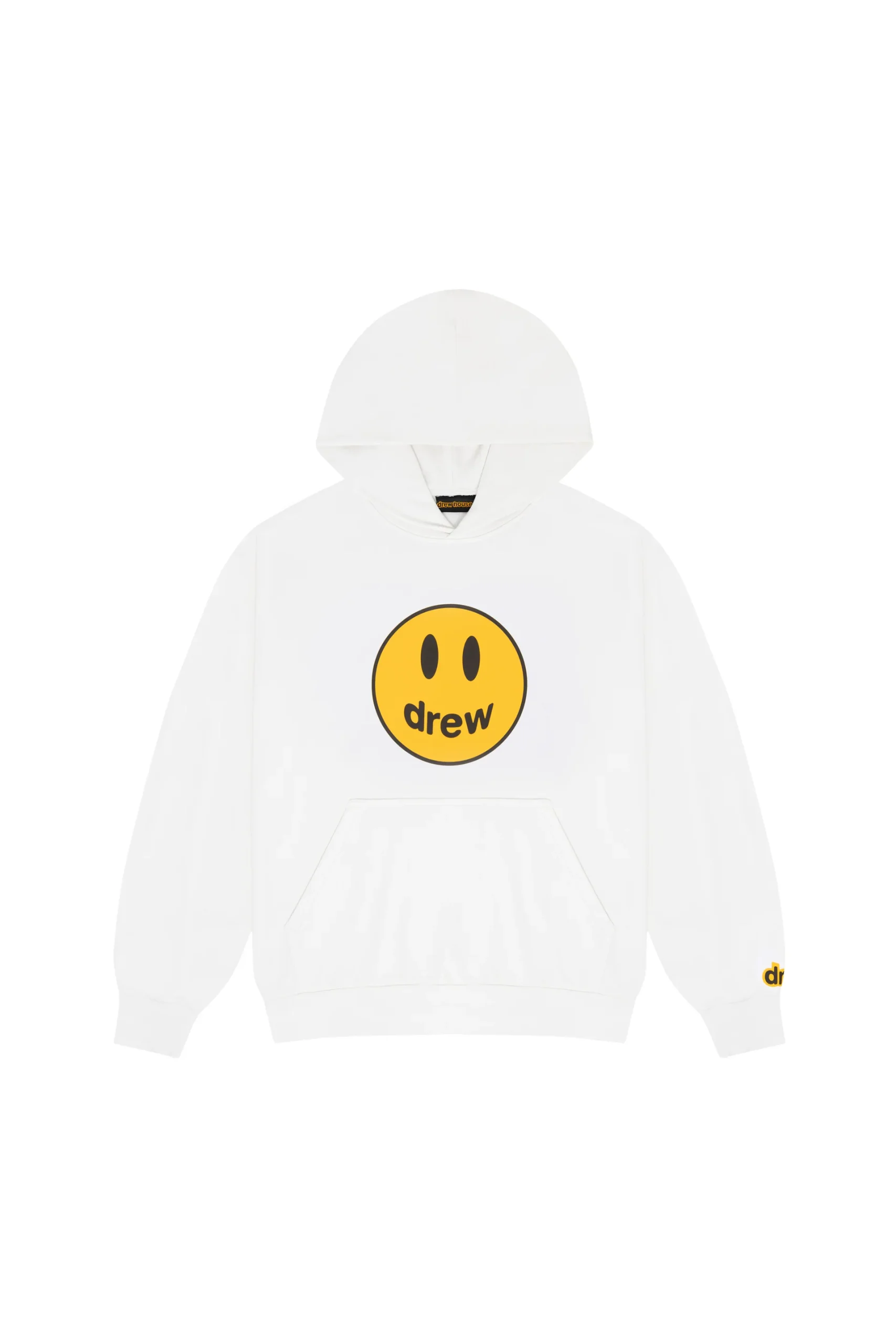 MASCOTTHOODIE_FRONTWHITE-scaled-1.webp Drew House Mascot Oversized Hoodie White - Image 1