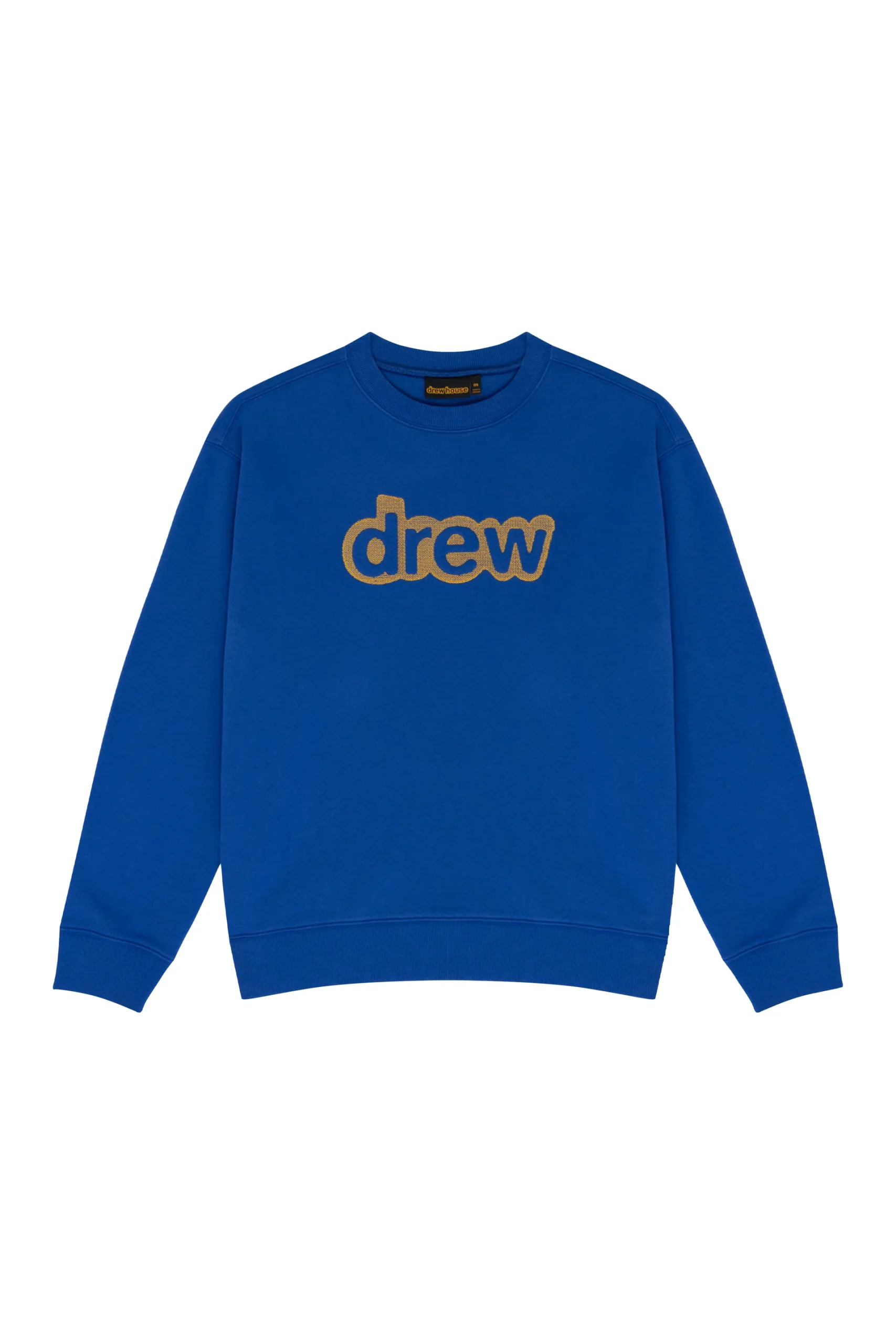 secretembroideredcrewneckROAYAL-scaled-1.webp Drew House Secret Embroidered Crewneck Royal Blue - Image 1