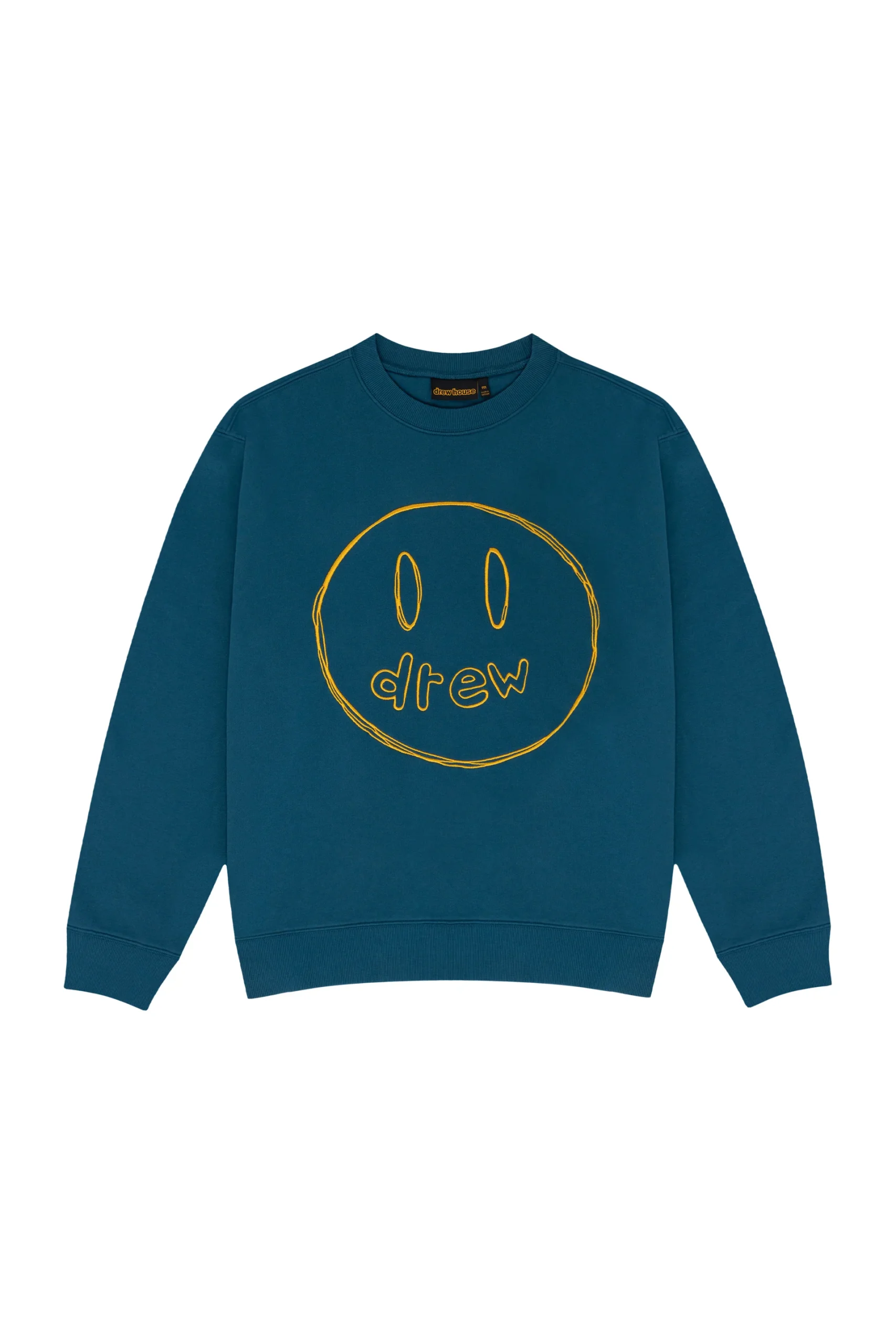 sketchmascotcrewneckPEACOCK-scaled-1.webp Drew House Sketch Mascot Crewneck Peacock - Image 1